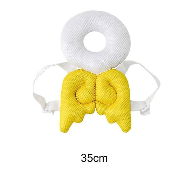 Nytt Merke Søt Baby Spedbarn Småbarn Nyfødt Hode Ryggbeskytter S 35cm Angel Yellow