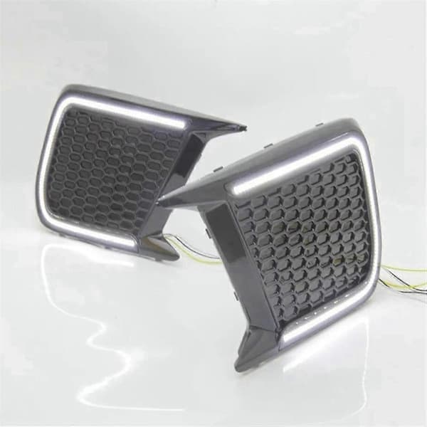 For 2018-2021 Switchback Sekvensiell LED DRL Tåkelysdekselsett Ramme
