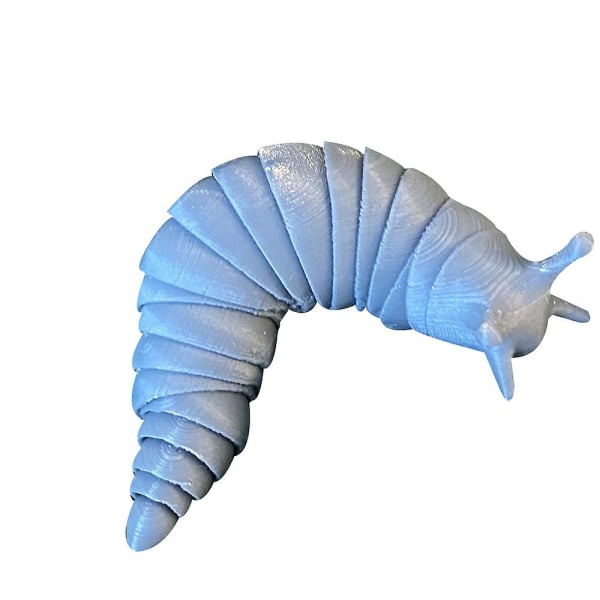 Artikulerad Stretch Snigel Fidget Leksak, Sensoriska Leksaker blue