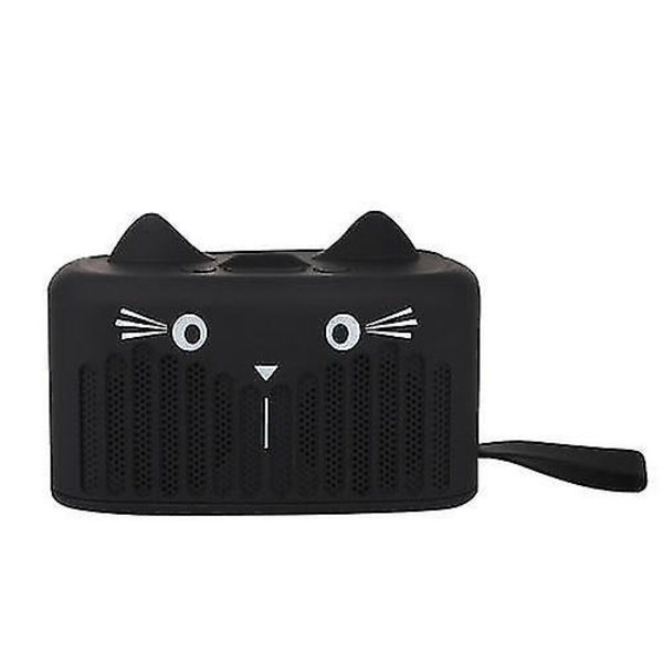 Trådlös BT4.2 Högtalare Söt Portabel Mini Tecknad Subwoofer Telefonhållare