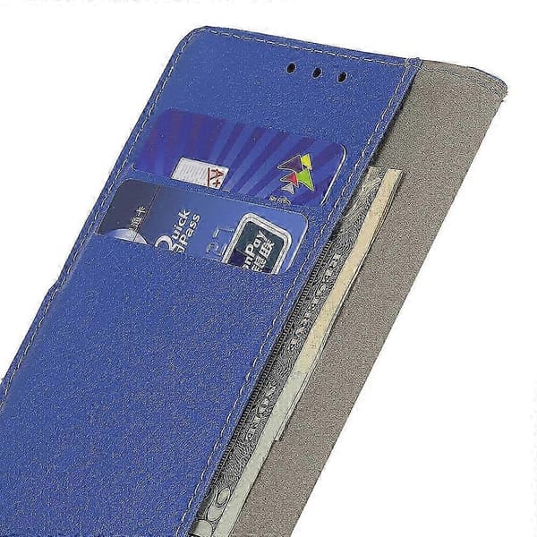 [LCS]För Google Pixel 9 Pro XL Texturerat Telefonfodral PU Läder Telefonställskydd Blue