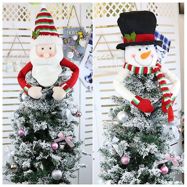 Joulukuusen latvatähti Lumiukko Joulukoriste Snowman