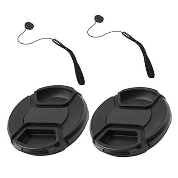 2 kpl 49 mm etulinssinsuojus linssinsuojuksen pidikkeellä