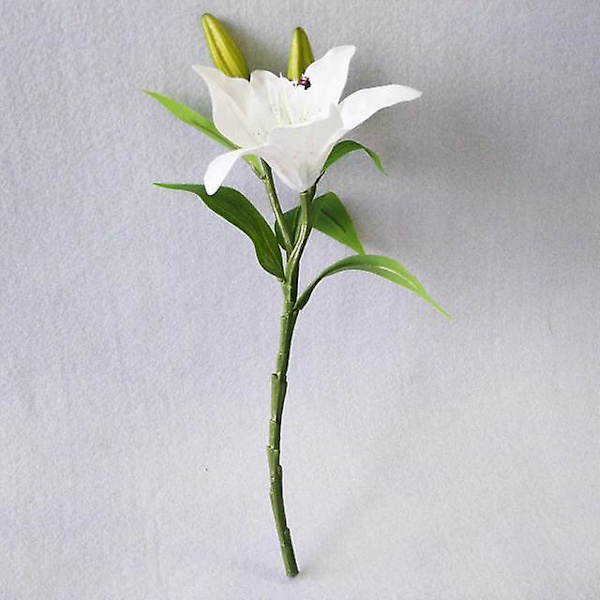 1 st Hem Vardagsrum Dekor Vit Rosa 32cm Real Touch Blommor|Konstgjorda & Torkade Blommor