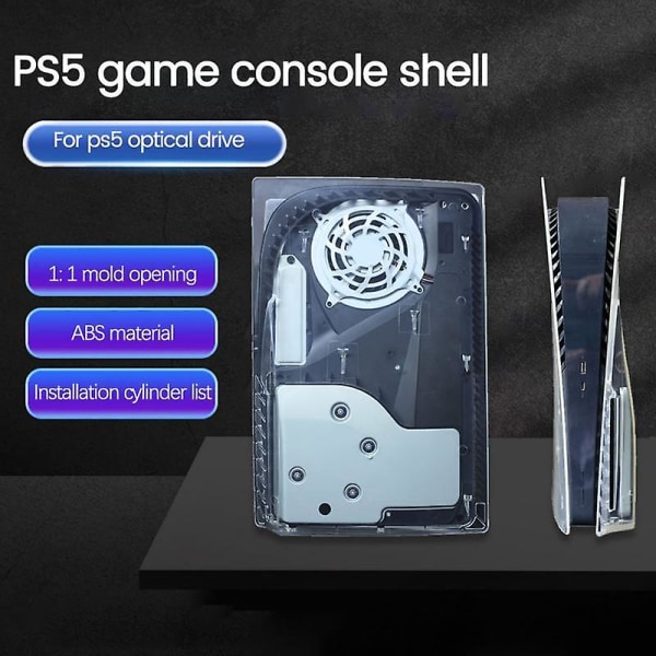 Genomskinligt skyddande skal för sony PS5 case , byte av cover för tillbehör till playstation 5 1