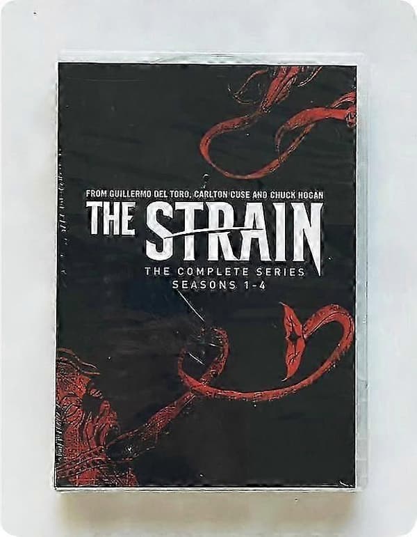 The Strain: Den komplette serie sæson 1-4 (DVD, 14-disc boksæt) engelsk version
