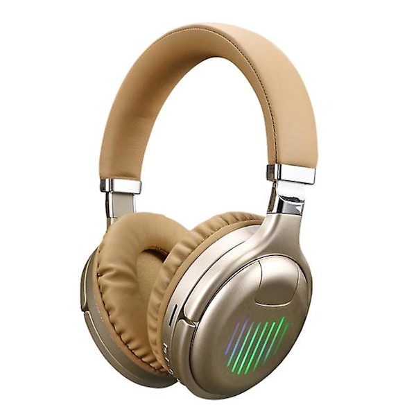 Aidot langattomat kuulokkeet 3D-stereo Bluetooth-kuulokemikrofoni Kokoontaitettavat peli-kuulokkeet mikrofonilla FM TF-kortti Melunvaimennuskuulokkeet Gold