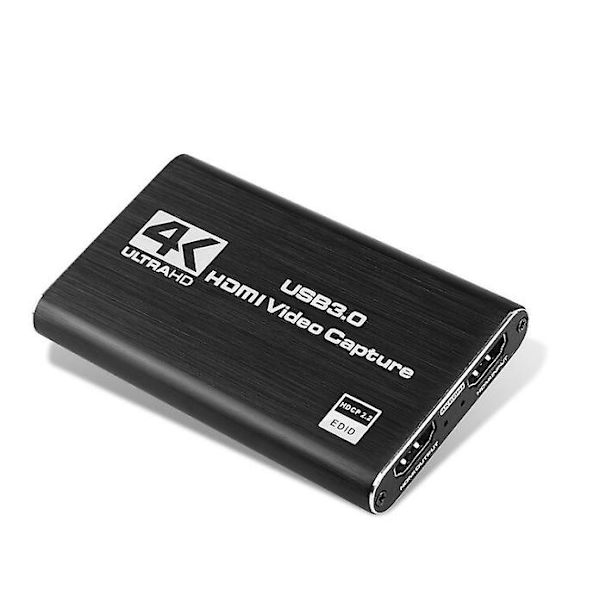 4K HDMI til USB 3.0 Lyd Video Opptakskort 1080P for Spill Live Streaming