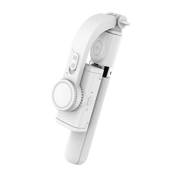 Handhållen Gimbal Stabilisator Mobiltelefon Selfie Stick Hållare Justerbart Selfie Stativ För Iphone/android L08 White