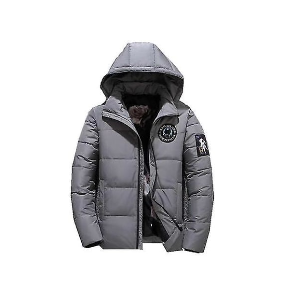 Herre Puffer Tyk Foret Jakke Gray M