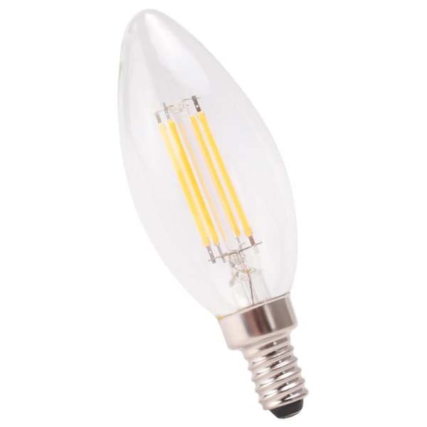 [LCS]Dimbar E12 6W COB Edison LED-lampa med glödtråd, 10*3,5 cm warm white E12,4W,10 x 3.5cm