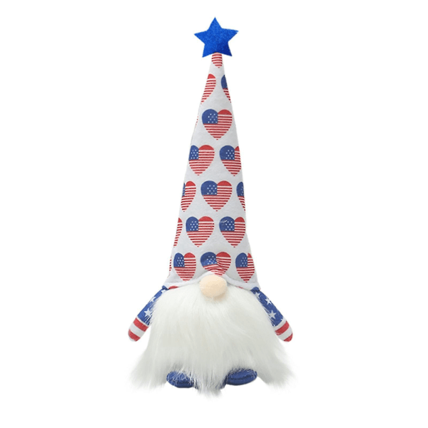 Holiday ornament patriotisk gnome plysch president val dekor