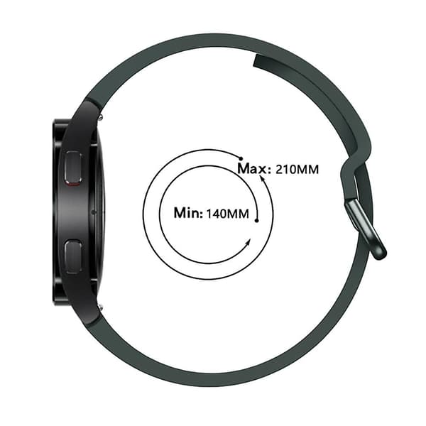 Silikonerem til Samsung Galaxy Watch4 40mm Green