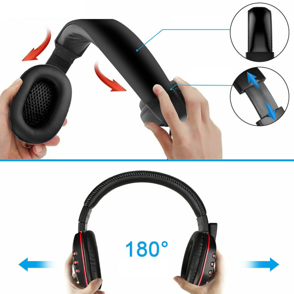 PC Dator Laptop PSP Ipad Surfplatta Telefon Gaming Hörlurar Headset