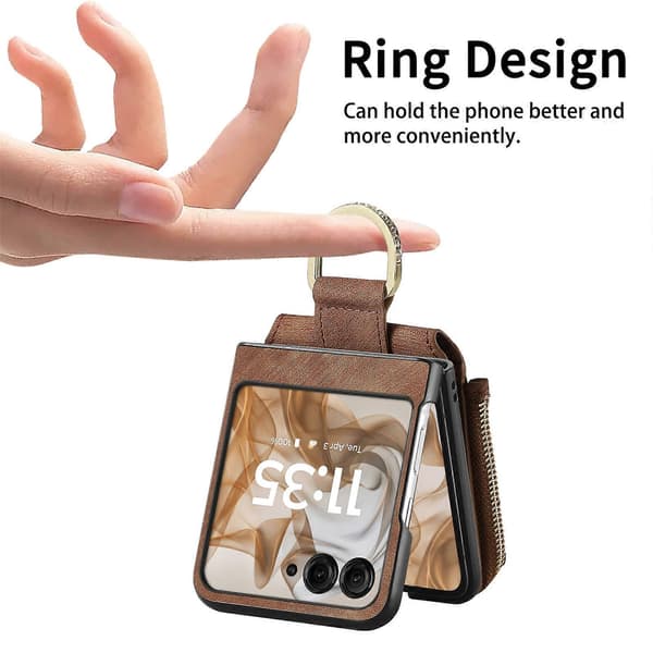 [LCS] Telefondeksel til Motorola Razr 50 Brown