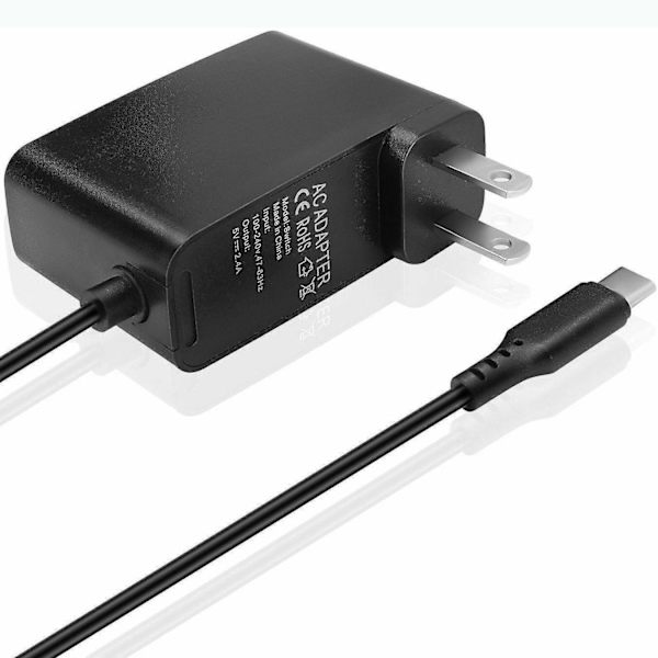 AC Adapter Strömförsörjning För Nintendo Switch Vägg- & Reseladdare Kontakt Sladd