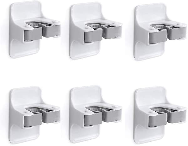 [LCS]Selvklæbende robust kosteholder vægmontering 4 stk 6 count (pack of 1)