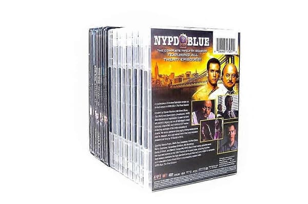 NYPD Blue: Den Komplette Serie DVD (63-Disc Sæt) | Barsk Politidrama Klassisk Engelsk Version