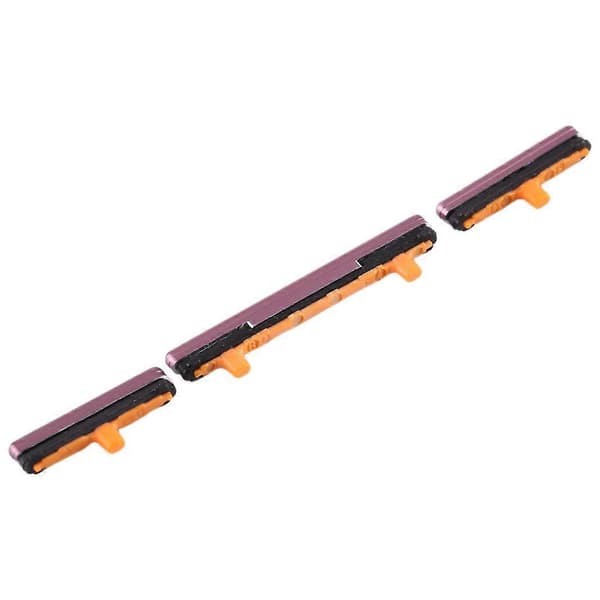10 sett sideknapper for Samsung Galaxy S9 / Samsung Galaxy S9+ Purple