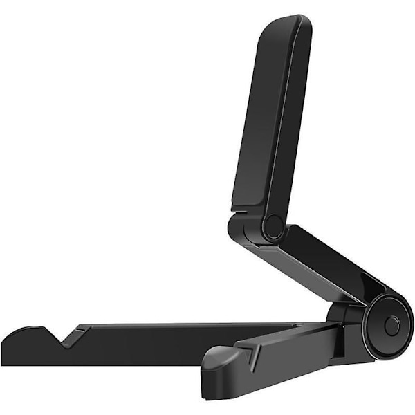 Vikbart Justerbart Skrivbordshållare Fäste Ställ För Galaxy Tablet Ipad Air 2 360 Graders Rotation Black