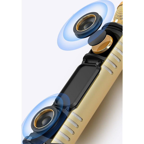 Mobil Syngemaskine, Trådløs Bluetooth-højtaler med Integreret Mikrofon, 2000mah Batteri, 6 Timers Batterilevetid.