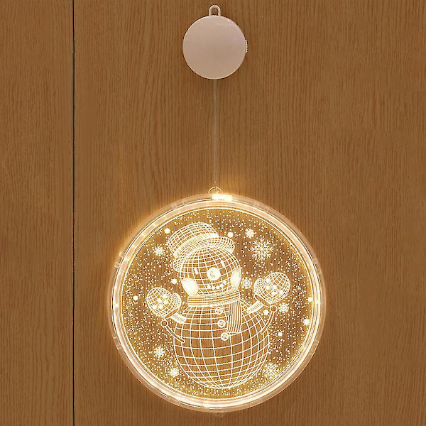 Juldekorationsdörr Fönsterljus Fairy String Lampa Julgransprydnad D