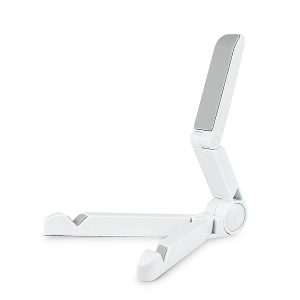 Vikbart Justerbart Skrivbordshållare Fäste Ställ För Galaxy Tablet Ipad Air 2 360 Graders Rotation White