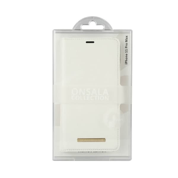 [LCS]Onsala Mobile Case Saffiano White - iPhone 11 Pro Max 240 Vit