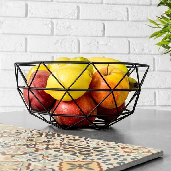 [LCS]Svart LOFT fruktkorg för frukt, grönsaker och småsaker 1698