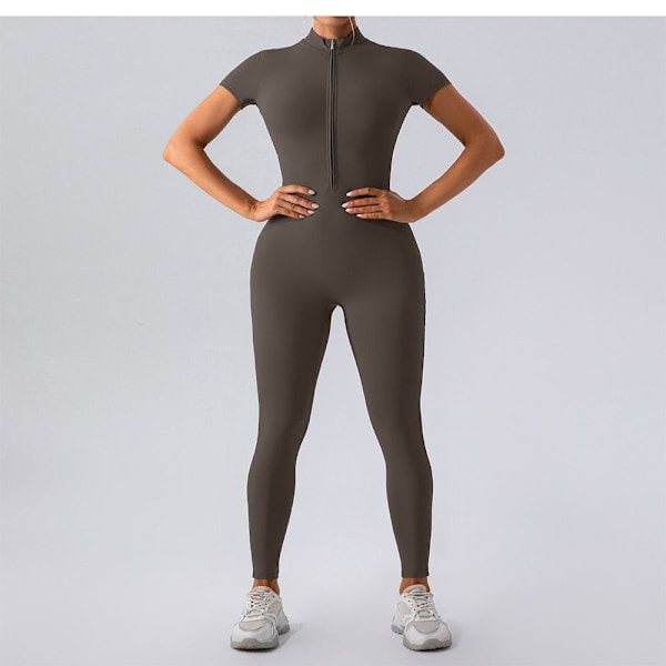 Träningskläder Gymkläder Bodys DARK GREY M Mörkgrå M Dark Gray