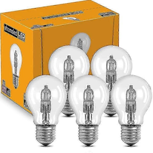 Energibesparende halogenlampe for avl - 4 stk A55 fullspektrum dimbar E27 pære E27 28W