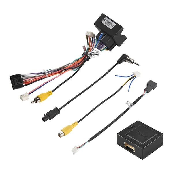 [LCS] Bilradio Audio 16 PIN Android Strømkabeladapter + Canbus-boks til 3008/2008/ C4/C3 XR/C5/DS6 Black