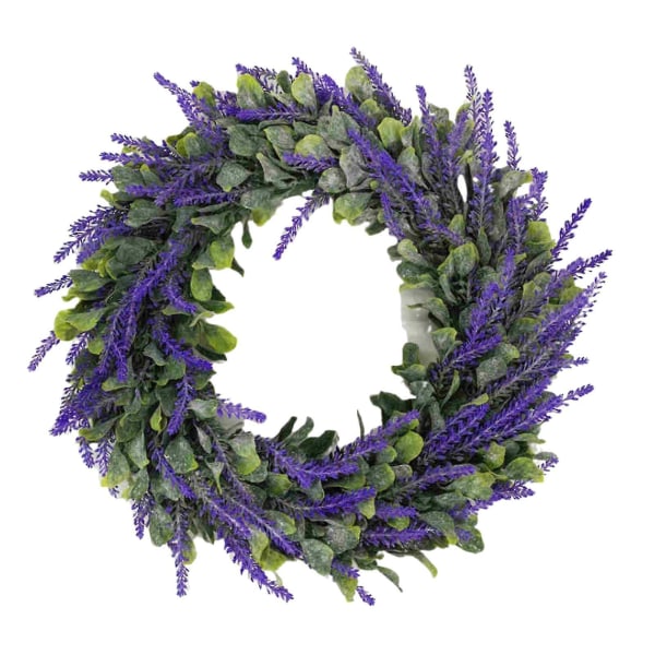 Holiday ornament lavendel simulering krans ring fält hänge
