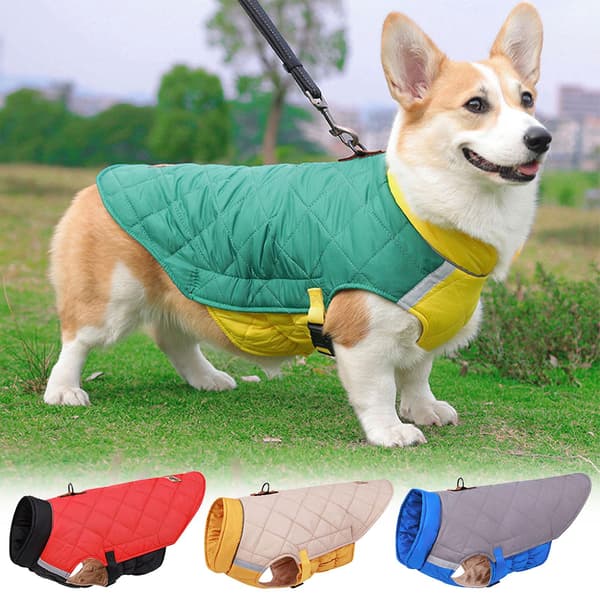 Varm pullover hundejakke alsidig stilfuld komfort hundetøj til daglig brug Reddish Black M