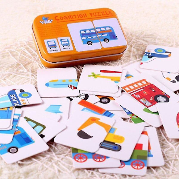 (Frukt-tj108a) Montessori puslespill leker for barn, dyr, frukt, grafikk ma