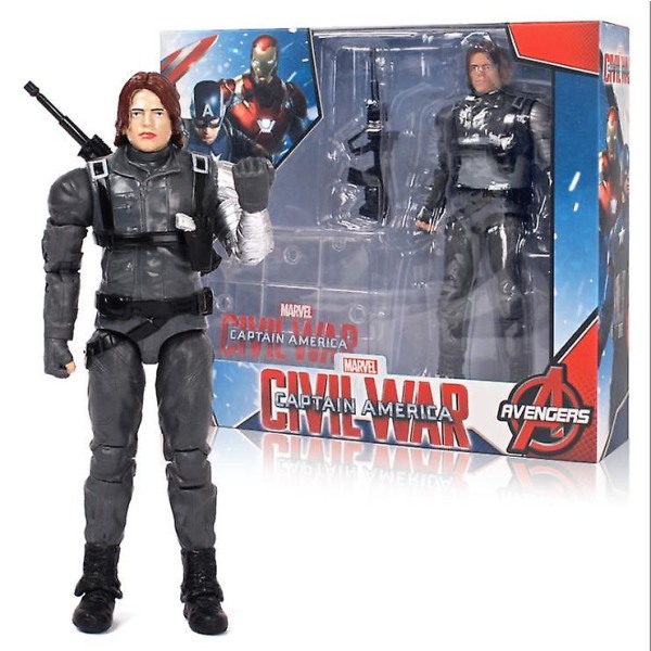 Film Superhjälte Karaktärer Rörlig Modell Fäste Version Samlarfigur winter soldier