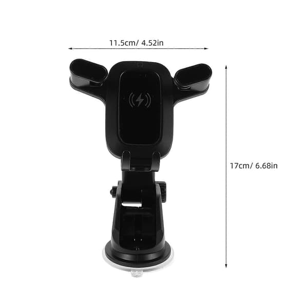 Sugekopp Telefonfeste Automatisk Sensor Telefonlader Bilholder 1 sett