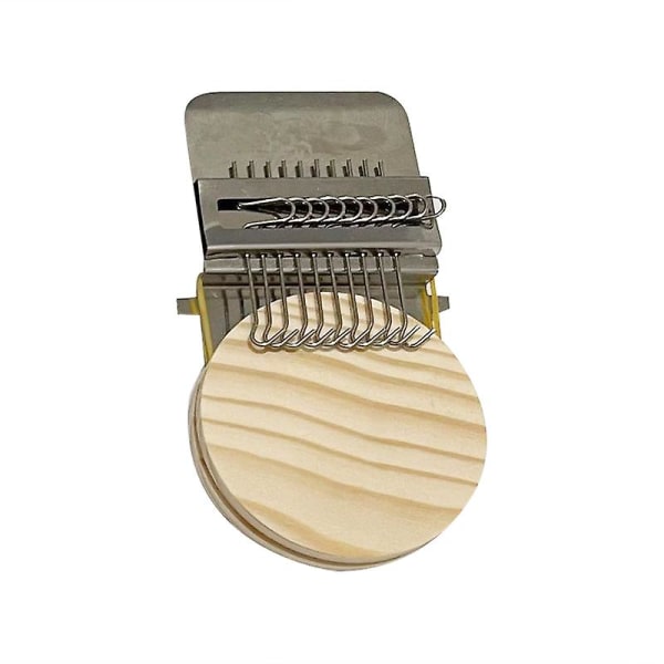 Liten Vev Veveredskap Unik Tre Stoppemaskin Mini Vev for DIY Håndarbeidskurs Pine 12-pin