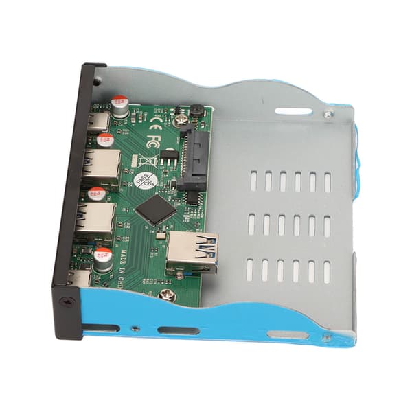 [LCS] Frontpanel USB 3.1-hub 3,25 tommer 4 nedstrøms porter 1 oppstrøms port Stasjonær PC Frontpanel Kontordokkinghub