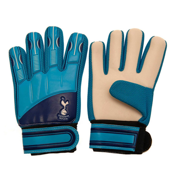 Tottenham Hotspur FC Børne/Junior Crest Målmandshandsker 10 - Hvid/Navy Blu 10-16 Years White/Navy Blue