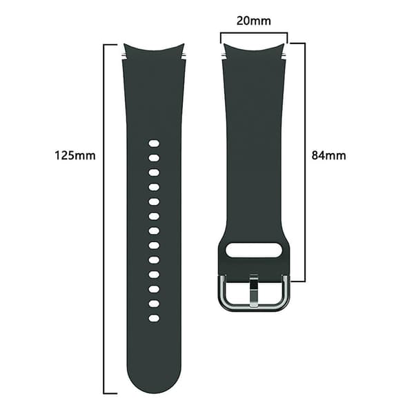 Silikonrem til Samsung Galaxy Watch4 40mm Green