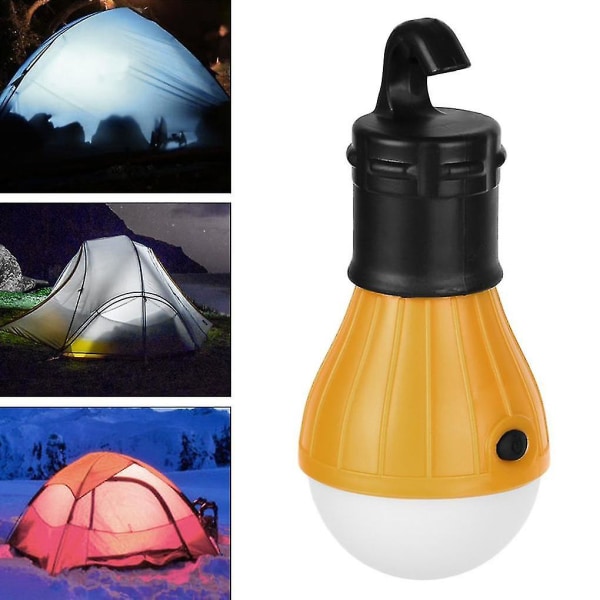Hög Effekt Mjukt Ljus Portabel Hängande 3 LED Lampa Utomhus Camping Tältlampa