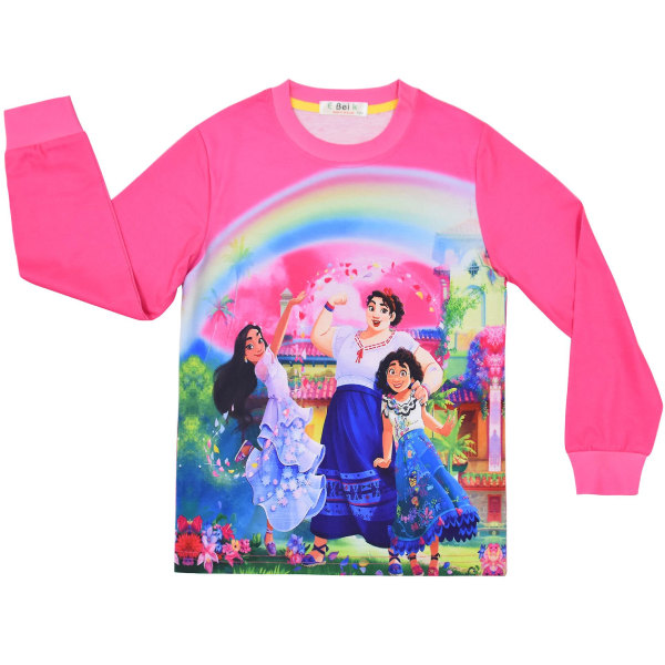 Encanto Barn Hemmakläder Set Långärmad Pyjamas Byxor 2 st S 120CM