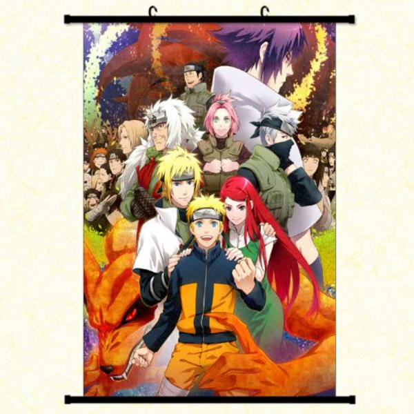 Vanntett lerretplakat med PVC-ramme - Naruto (# 1283), 40