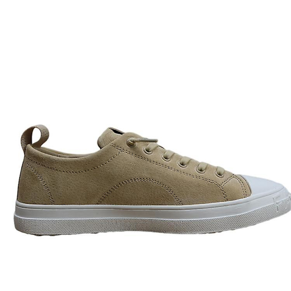 Britiske Vintage Herre Læder Pig Bage Casual Sneakers 41