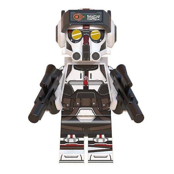 8 st Star Wars Rex Jesse Clone Force 99 Wrecker Hunter Minifigur Monterade Mini Byggklossar Actionfigurer Leksak Barn Present