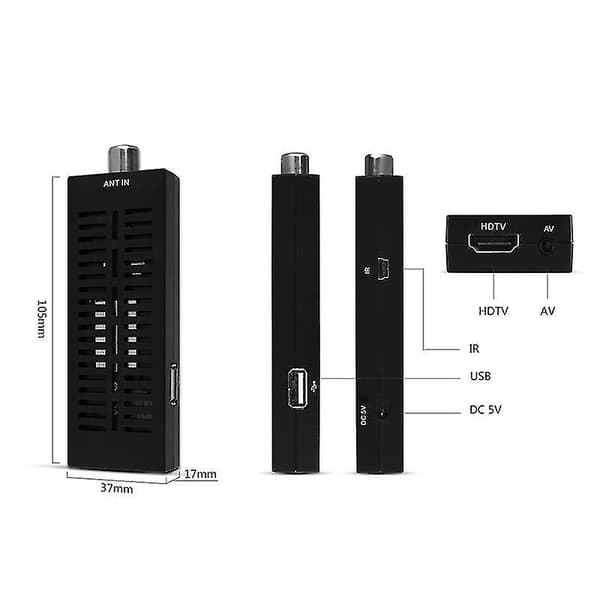 [LCS]U2C T2 105 DVB-T DVB-T2 1080P HD TV-mottagarsticka Set Top Box
