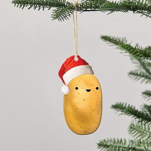 [LCS] Julpotatisprydnad, Julgransprydnad Dekor, Potatis Hängande Prydnad Julgran Dec As Shown