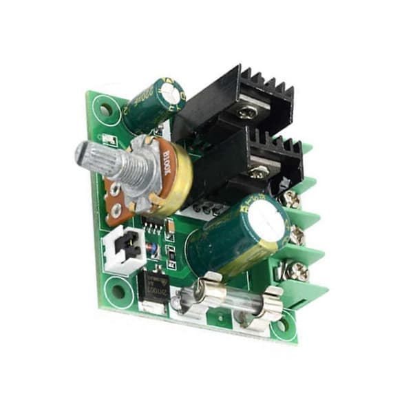 12V-40V PWM DC Motor Hastighedsregulator med Knapkontakt 10A LED Hastighedsregulator og Dæmpningsmodul