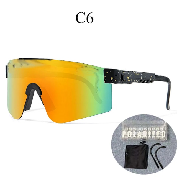 Twooo 1147 Vipers Solbriller Designer Oversize Cykling Briller Mænd Udendørs Sports Solbriller C6